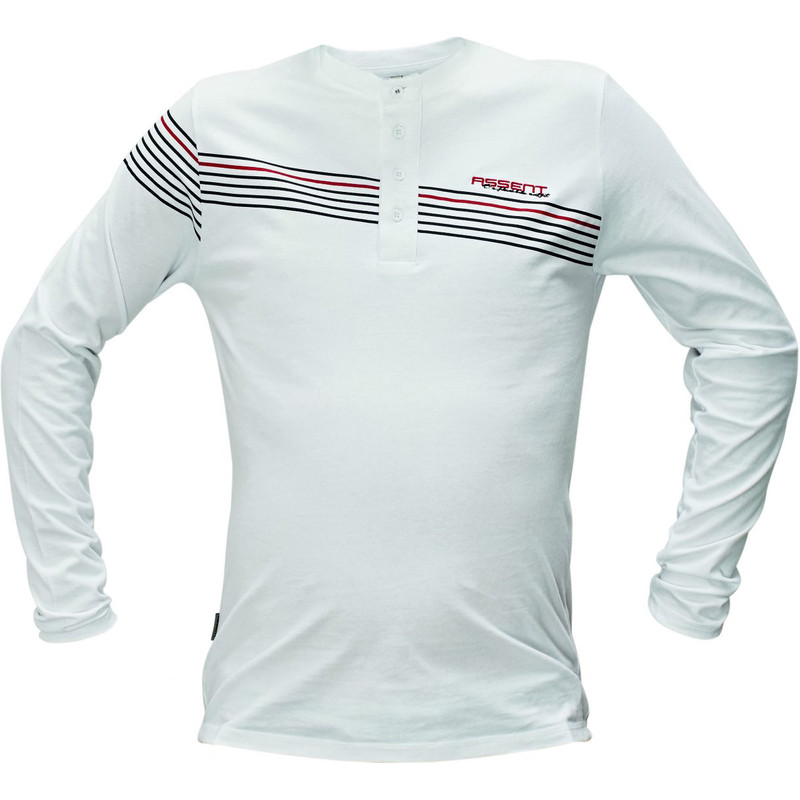 Assent Sandown t-shirt lange mouw M Wit