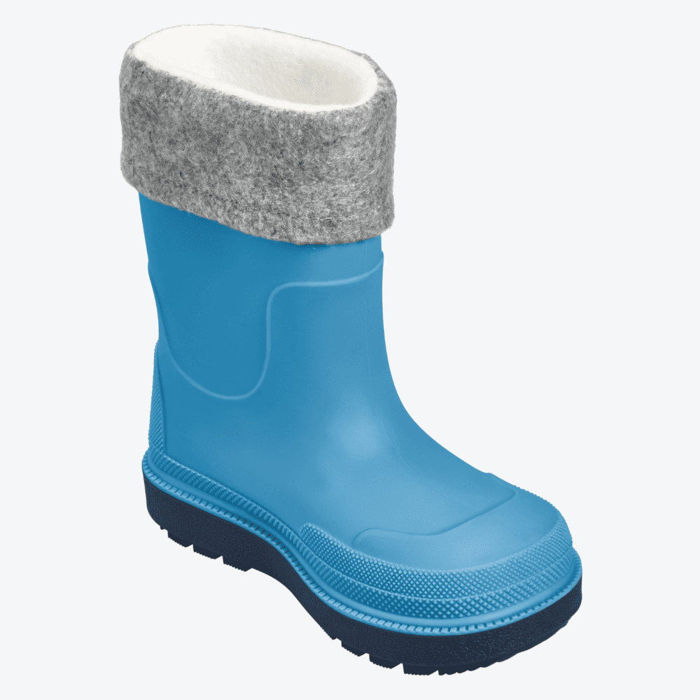 Playshoes Gummistiefel - Regenstiefel mit Futter - Blau