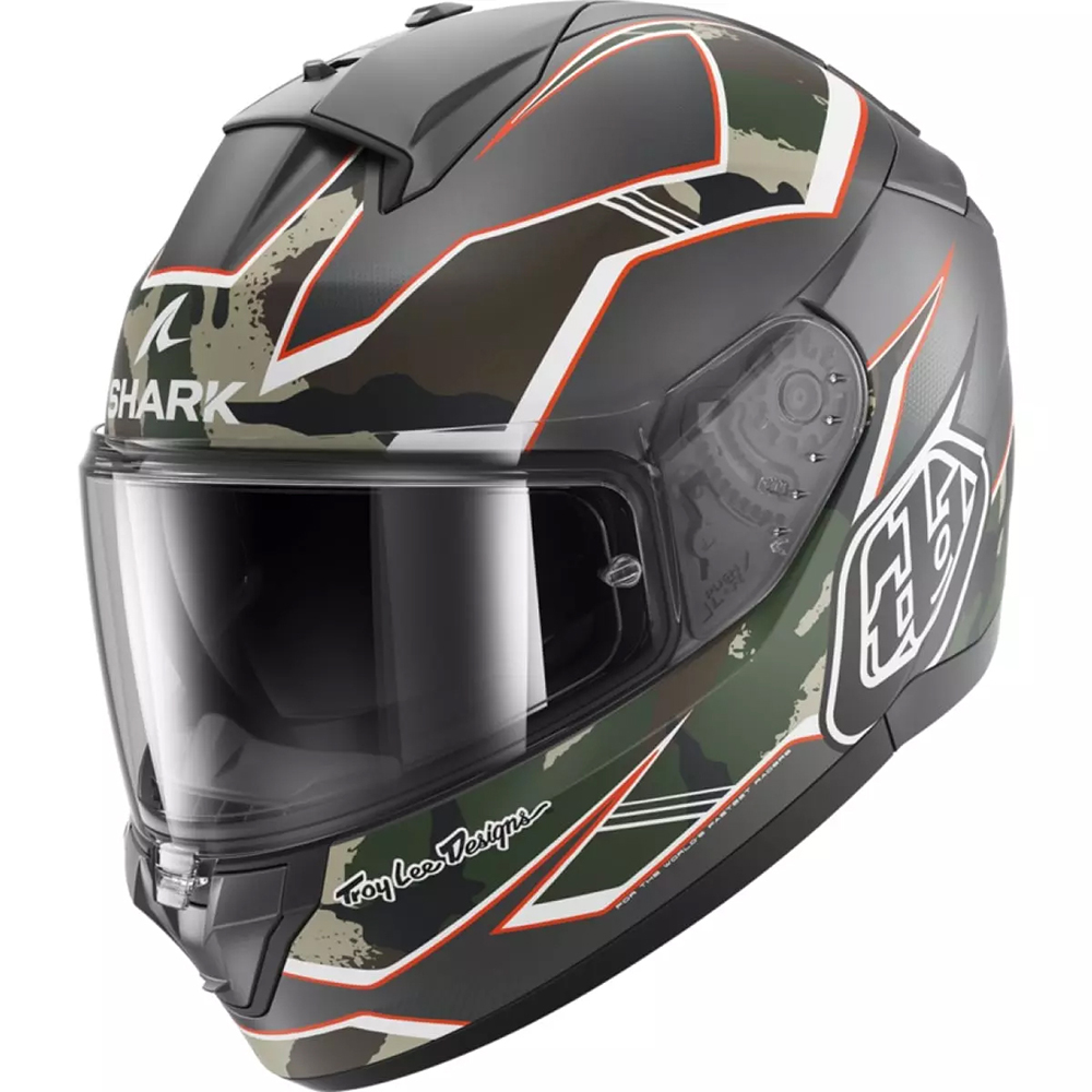 Shark - Casque Ridill 2 Matrix Camo - Troy Lee Designs Anthracite / Kaki / Marron