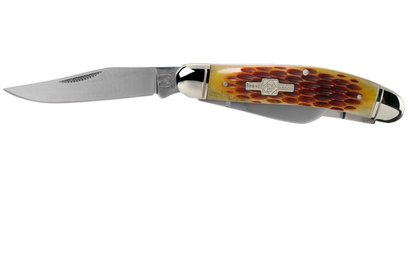Rough Ryder Sowbelly Stockman Amber Bone RR080 slipjoint zakmes