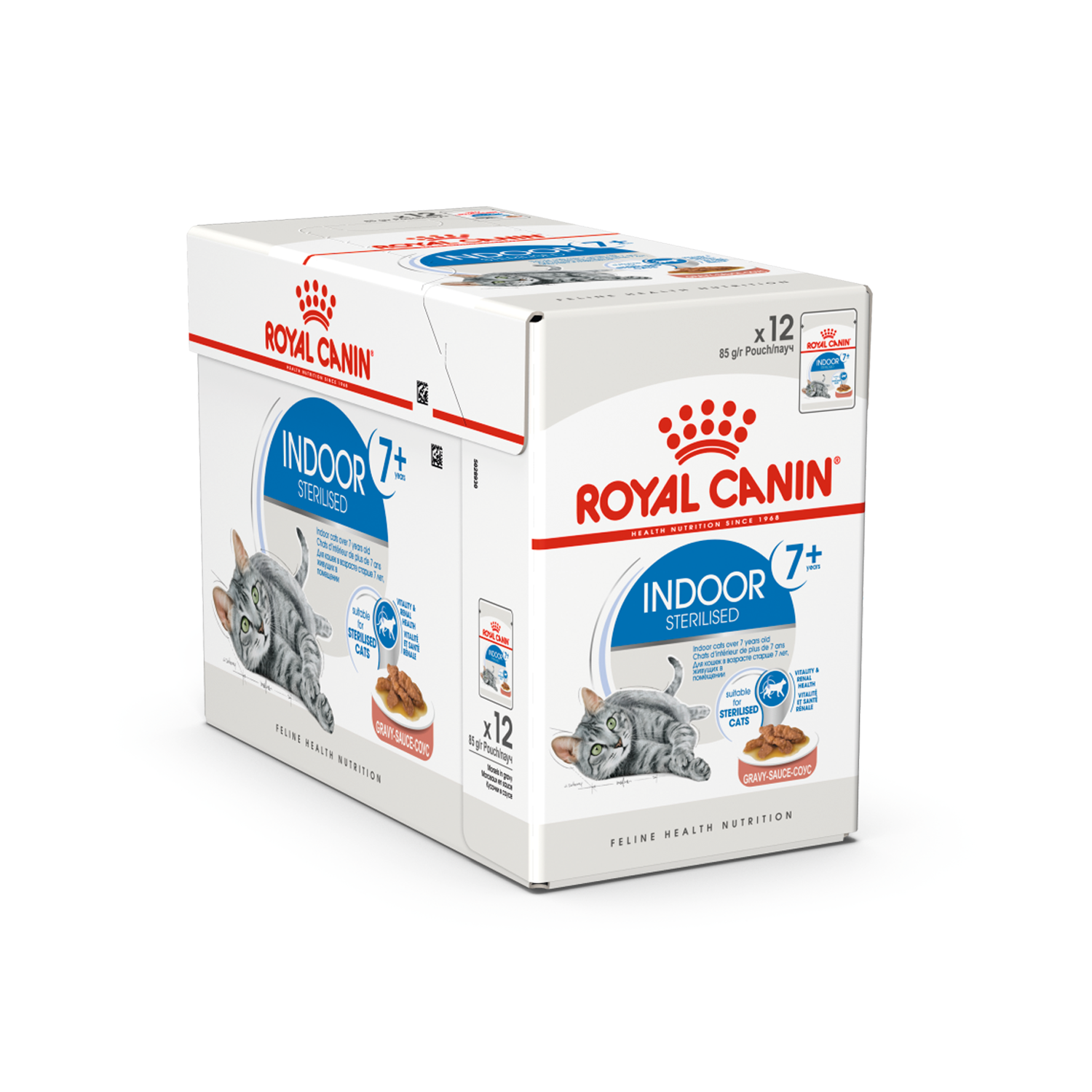 Royal Canin Sterilised Indoor 7+ in Gravy - Kattenvoer