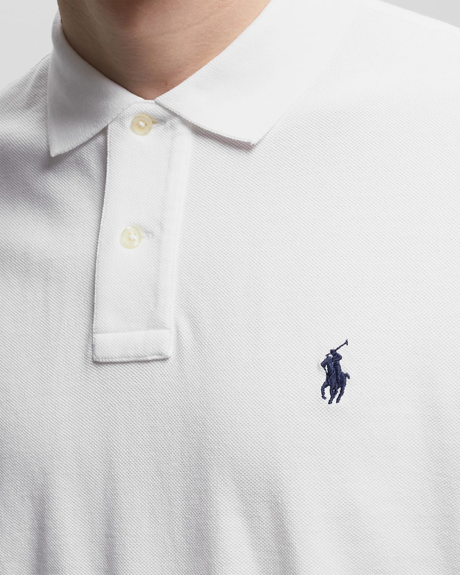 Polo Ralph Lauren Custom Slim Fit Mesh Polo Shirt