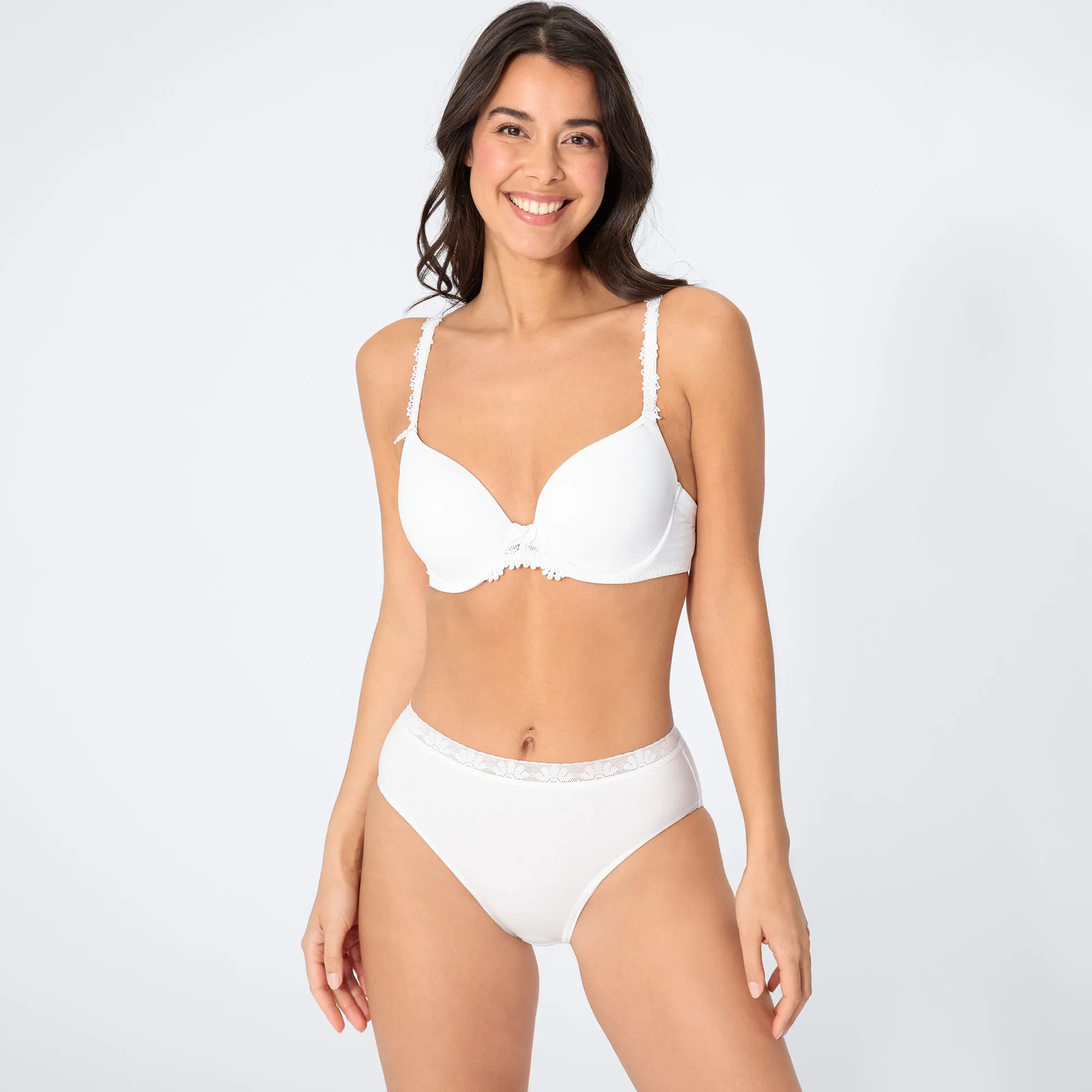 Damen-Rioslip mit Spitzenbund, 2er-Pack