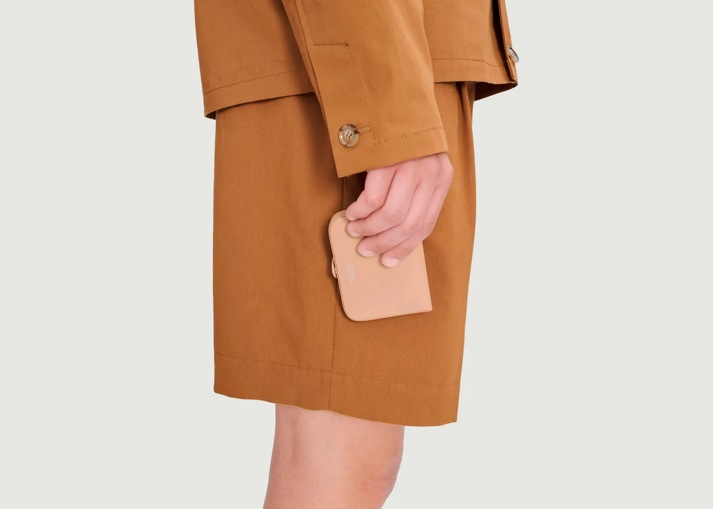 Porte-monnaie en cuir Josh A.P.C.