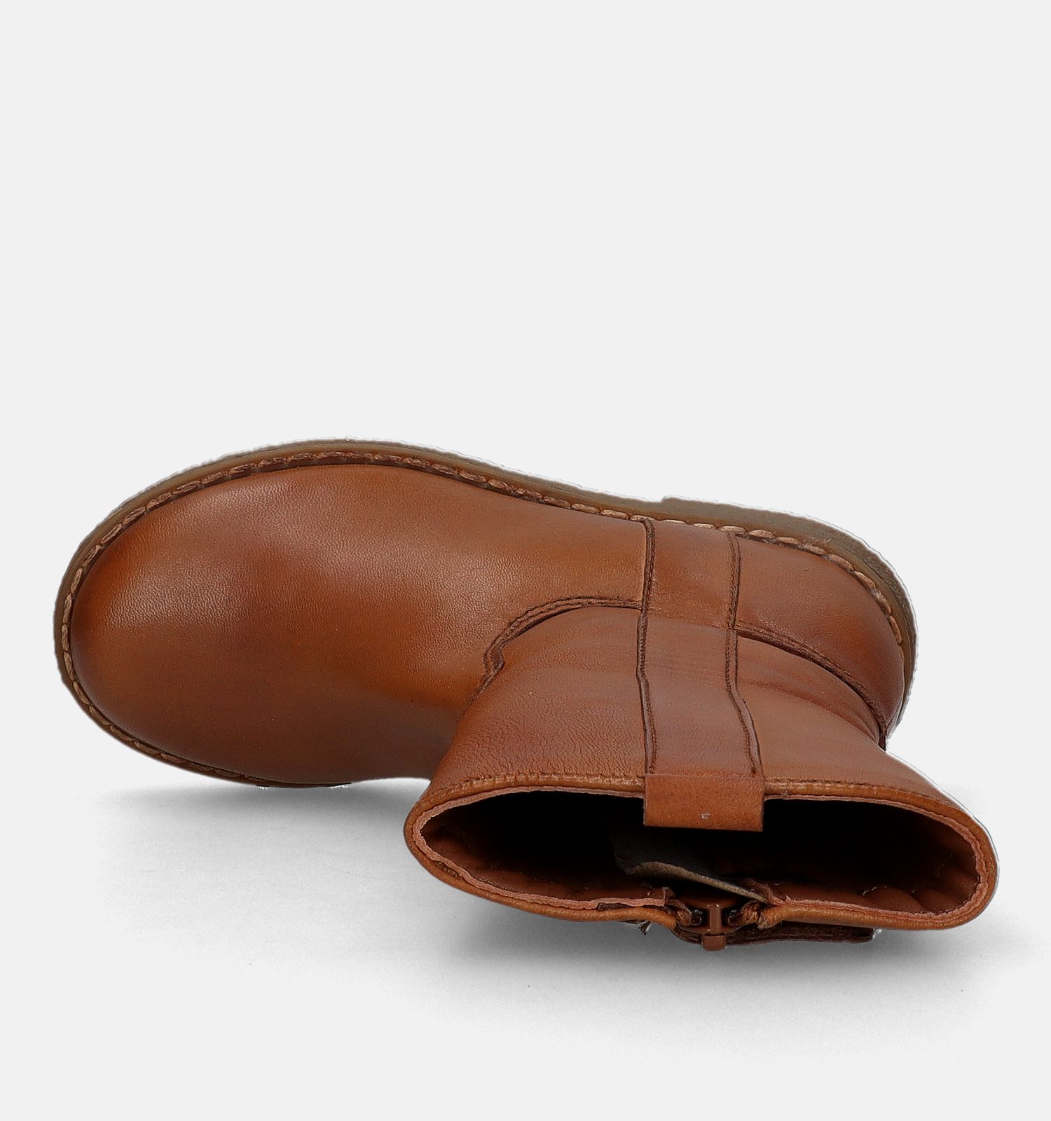 Lange laarzen cognac
