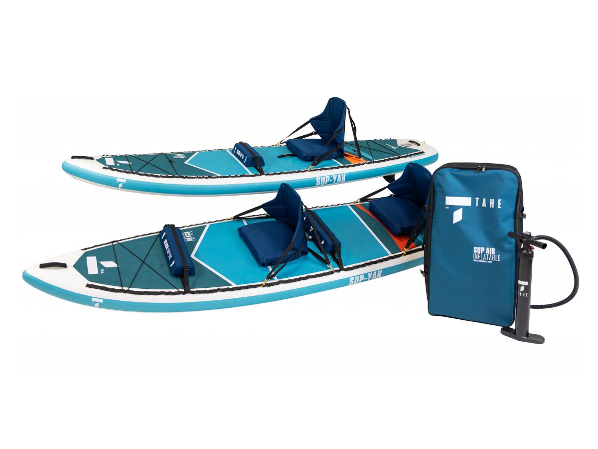 TAHE 11'6 Beach SUP-YAK inflatable SUP + Kajak pakket