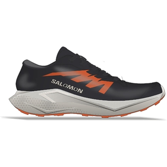 Salomon Alphaglide Laufschuhe Black / Rainy Day / Red Orange Herren