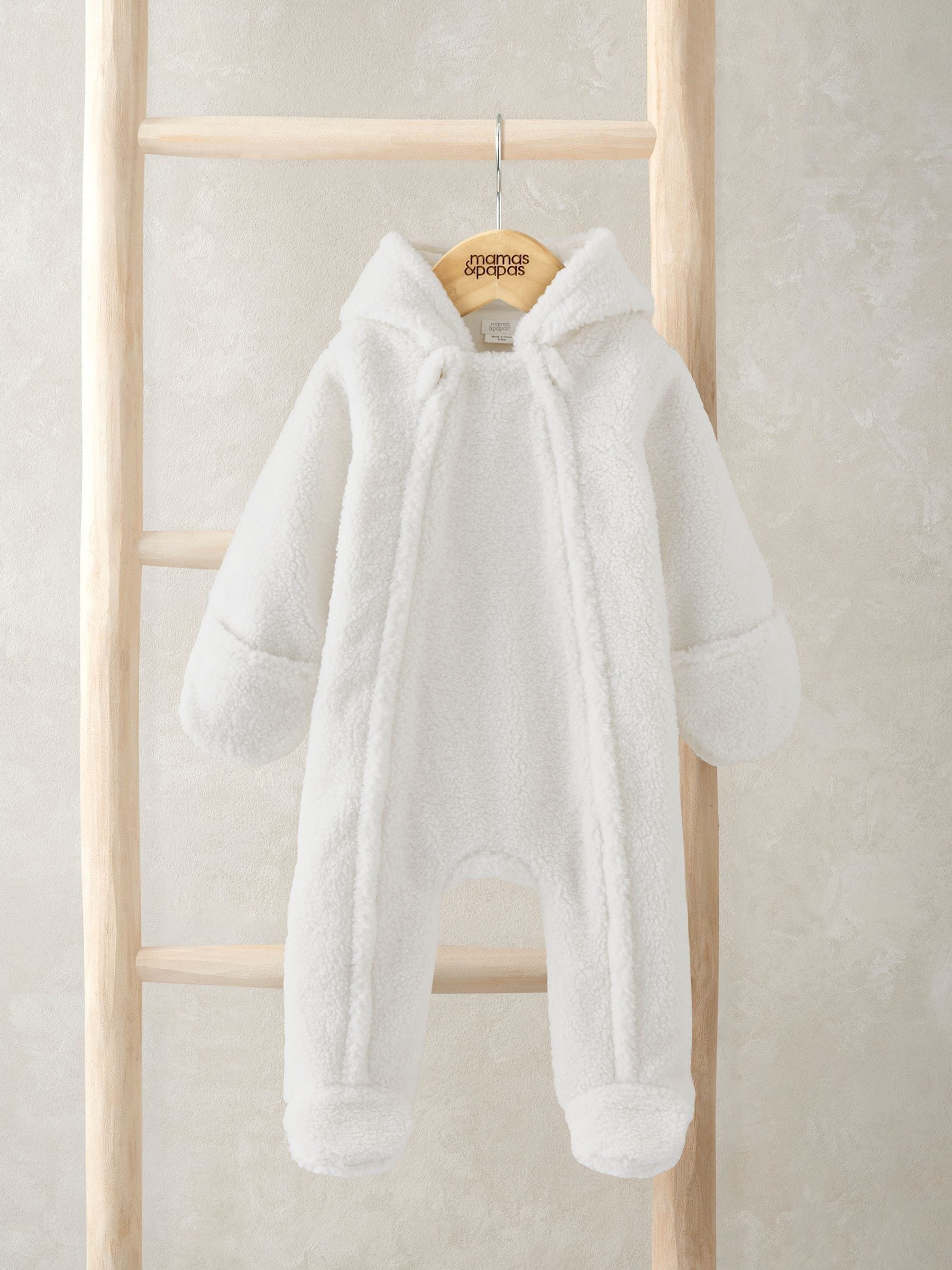 Mamas & Papas Borg Pramsuit with 3D Bear Ears