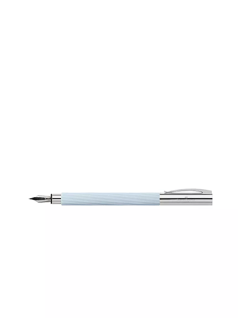 FABER-CASTELL Füllhalter AMBITION ITALIC ICE BLUE M keine Farbe