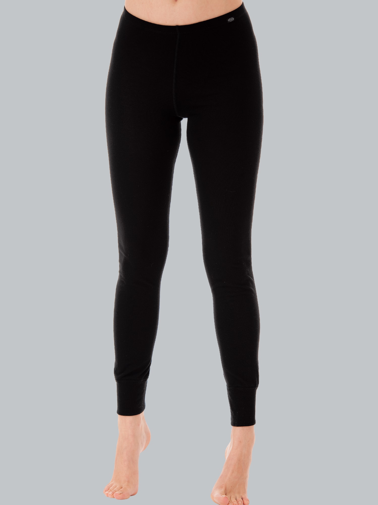 Lange Ski-/Sportunterhose Schwarz