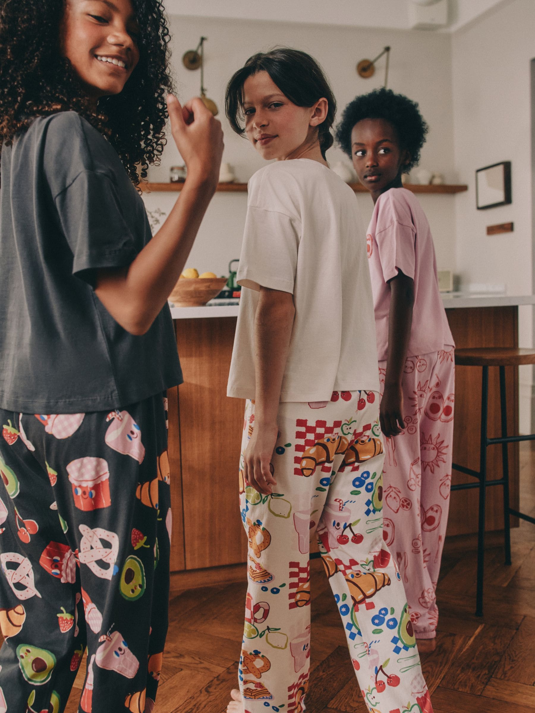 Brunch Club - Verpakking van 3 pyjama's met joggingbroek (3 - 16 jr)