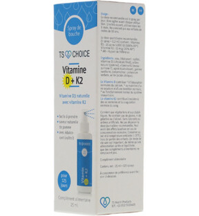 TS Choice Vitamine D3   K2 Spray 25ML