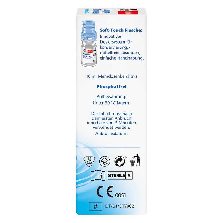 Doppelherz Augen-Tropfen Hyaluron 0,2%, 10 ml