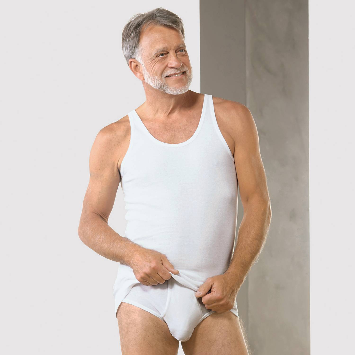 Schiesser Feinripp Herren-Unterhemd im 2er-Pack