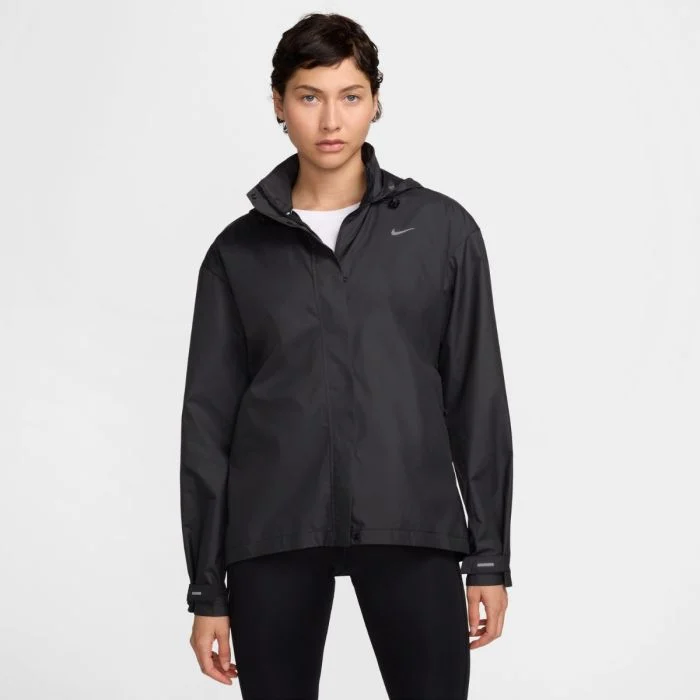 Nike Dame Jakker Swoosh Heathered Fast Repel Jacket Sort