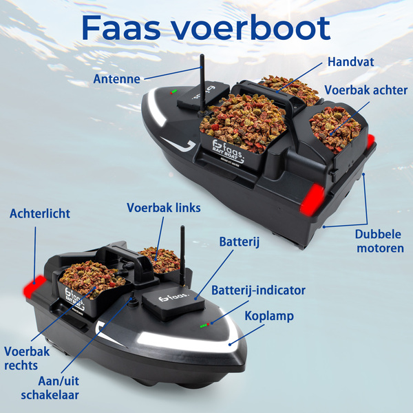 Bateau amorceur Faas T60