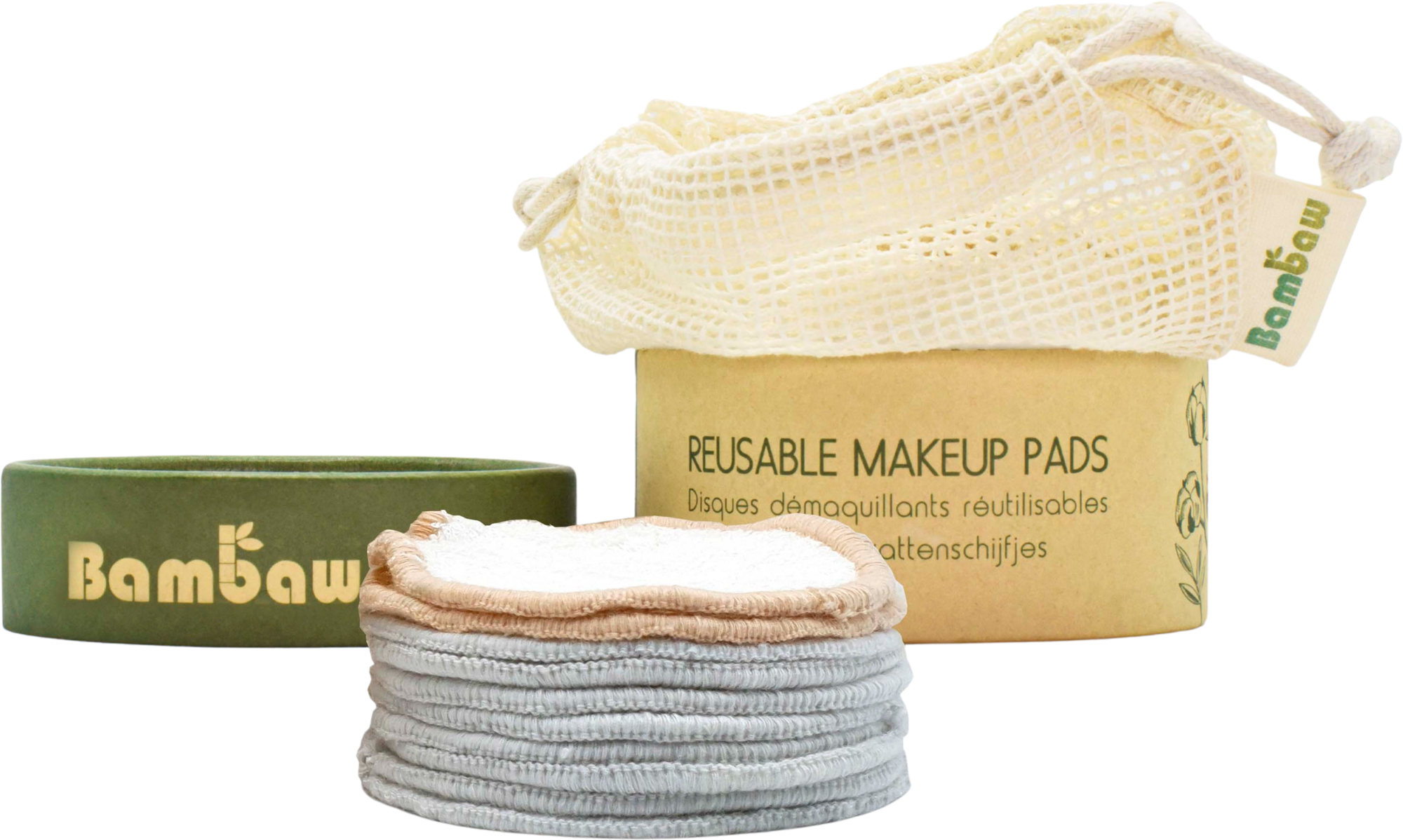 Bambaw  Wiederverwendbare Make-up Entfernerpads, 10 Stk