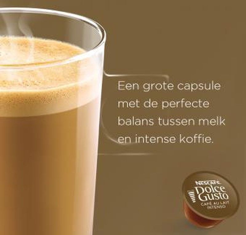 NESCAFÉ - Dolce Gusto - Koffiecapsules - Café au Lait Intenso - 3 x 16 st.