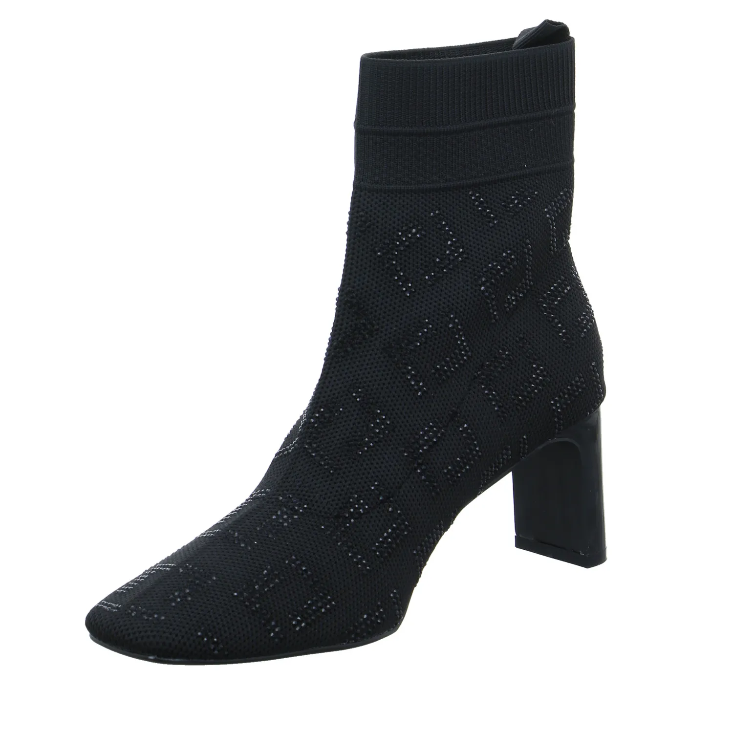 LA STRADA Stiefelette Schwarz Textil