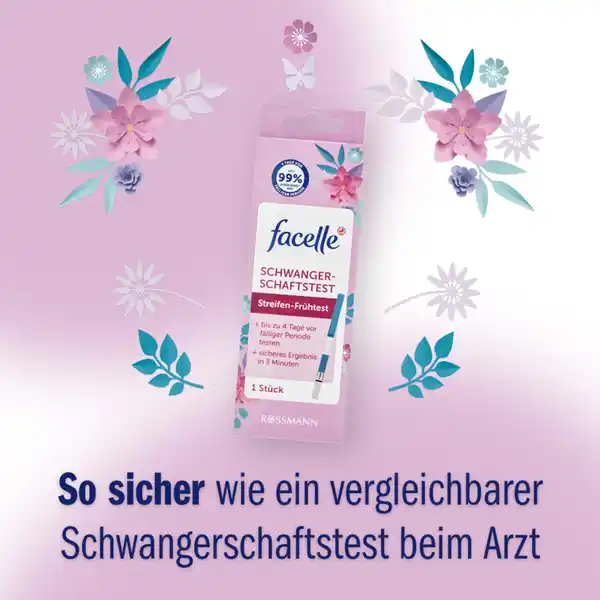 Schwangerschaftstest Streifen-Frühtest