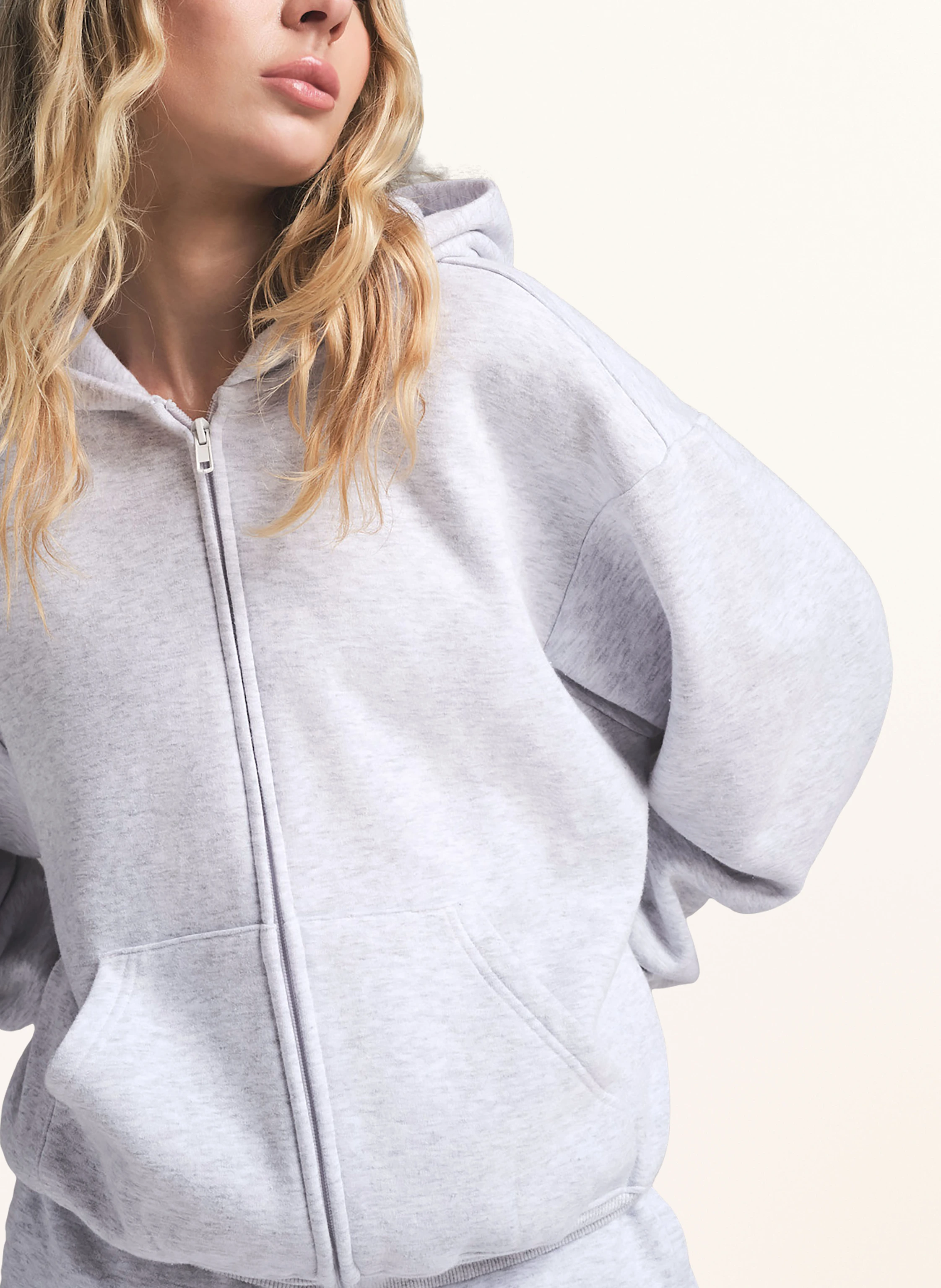 SKIMS Lounge-Sweatjacke COTTON-FLEECE