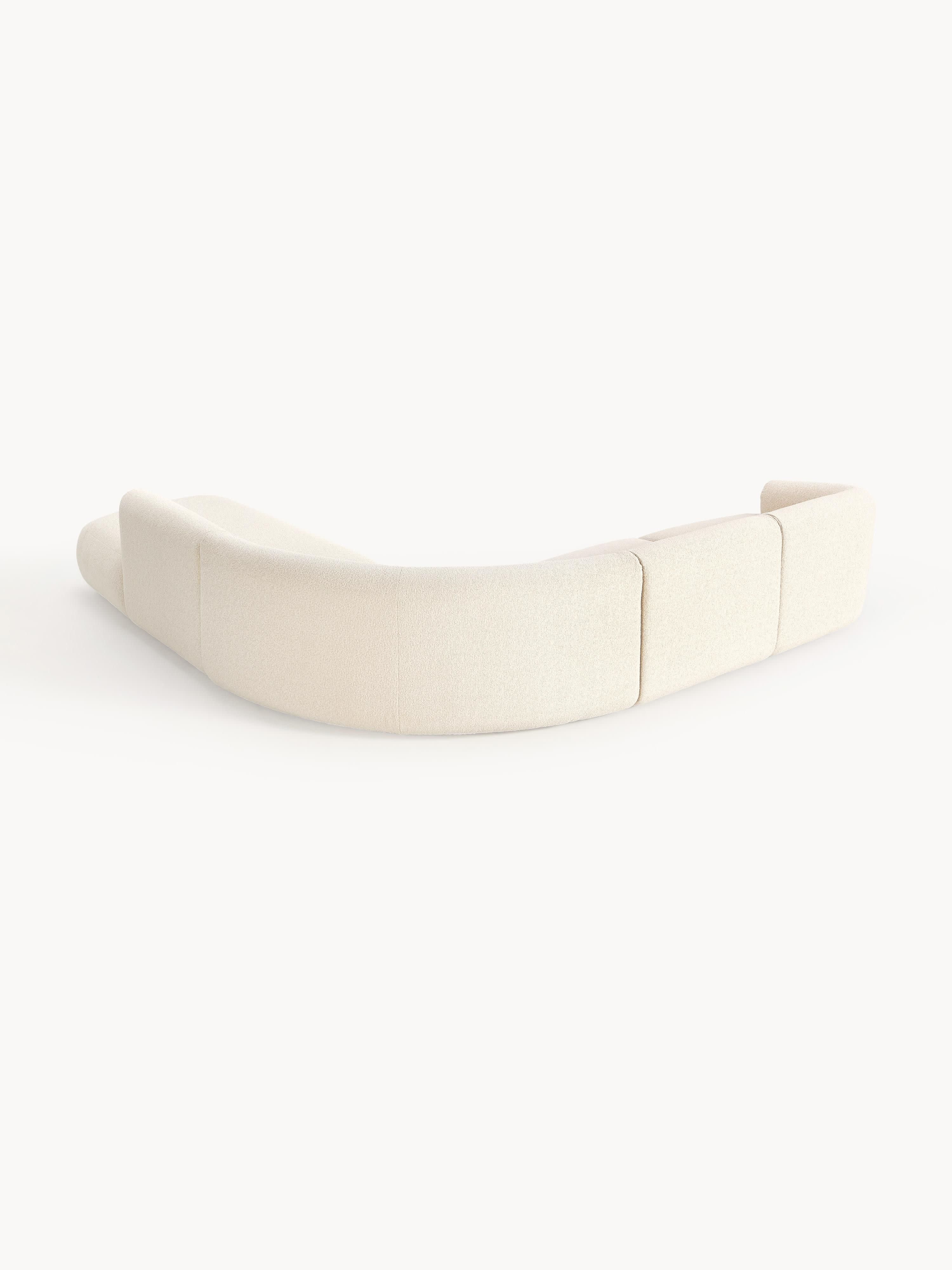 Modulaire bouclé hoekbank Sofia (4 zits)