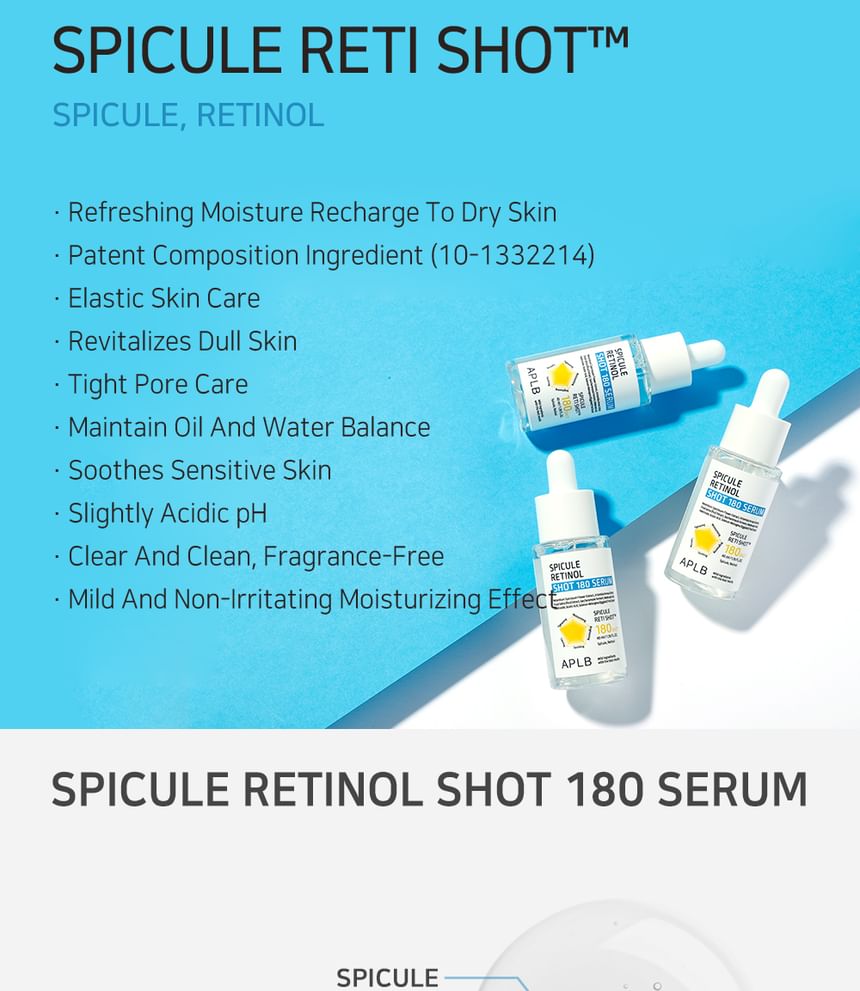 APLB - Spicule Retinol Shot 180-serum