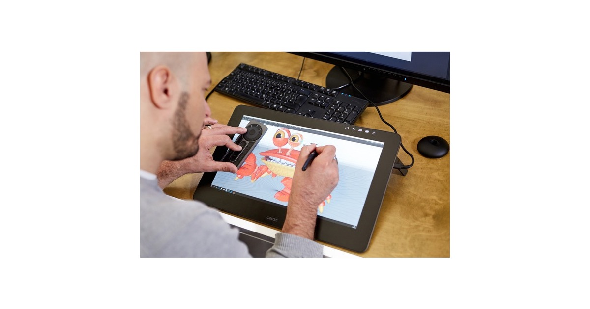 WacomCintiq Pro 16 UHD tekentablet  (Zwart, Incl. Wacom Link Plus)