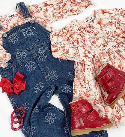 Molo Bluse - Elina - Rote Pferde