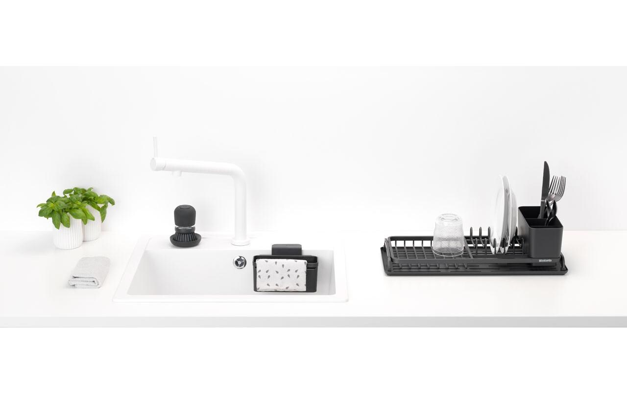 Spültrogbutler-Set Sink side, 4-teilig, Abwasch-Set GrauAbwasch- Set für die Küche