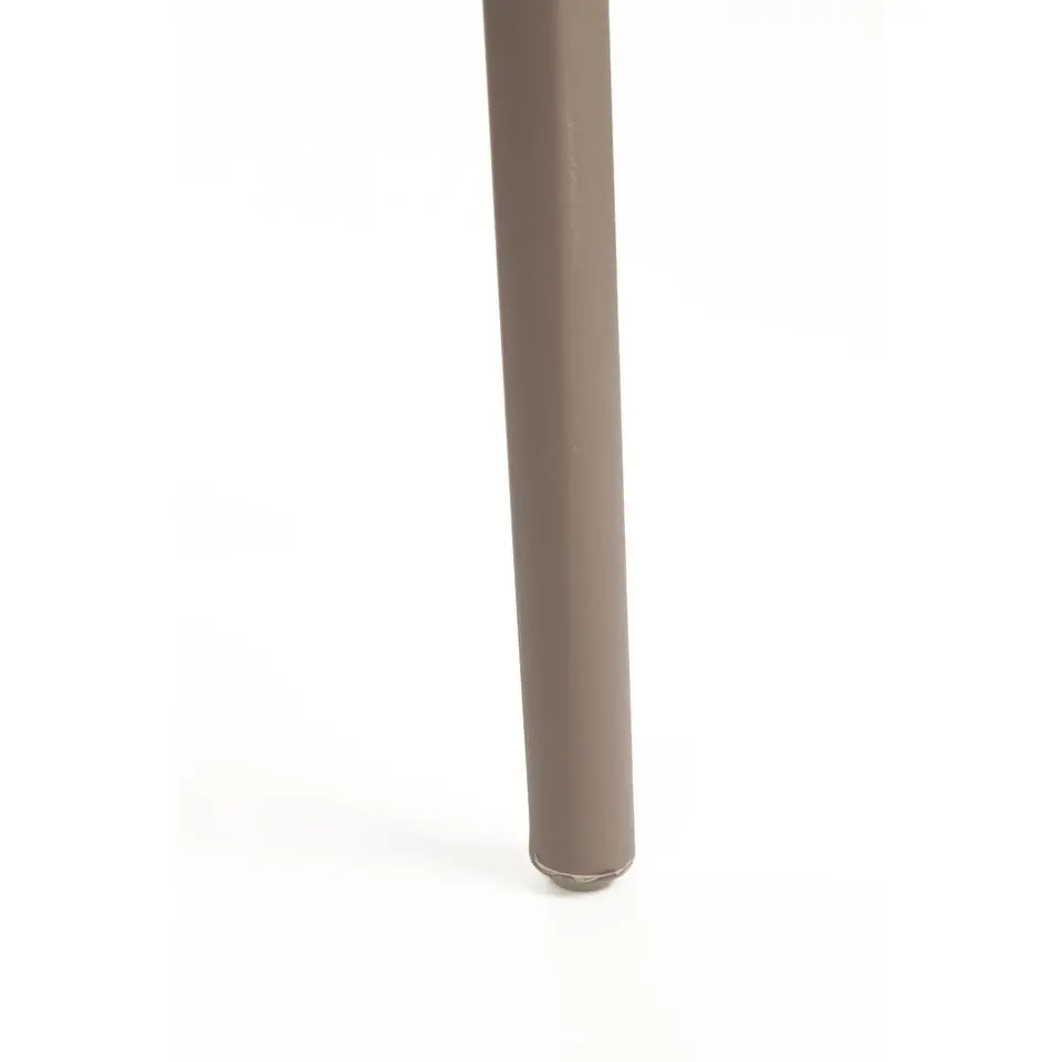 Housecraft Sjoerd Tuinstoelen/ Eetkamerstoelen Kunststof Grijs - Set van 4