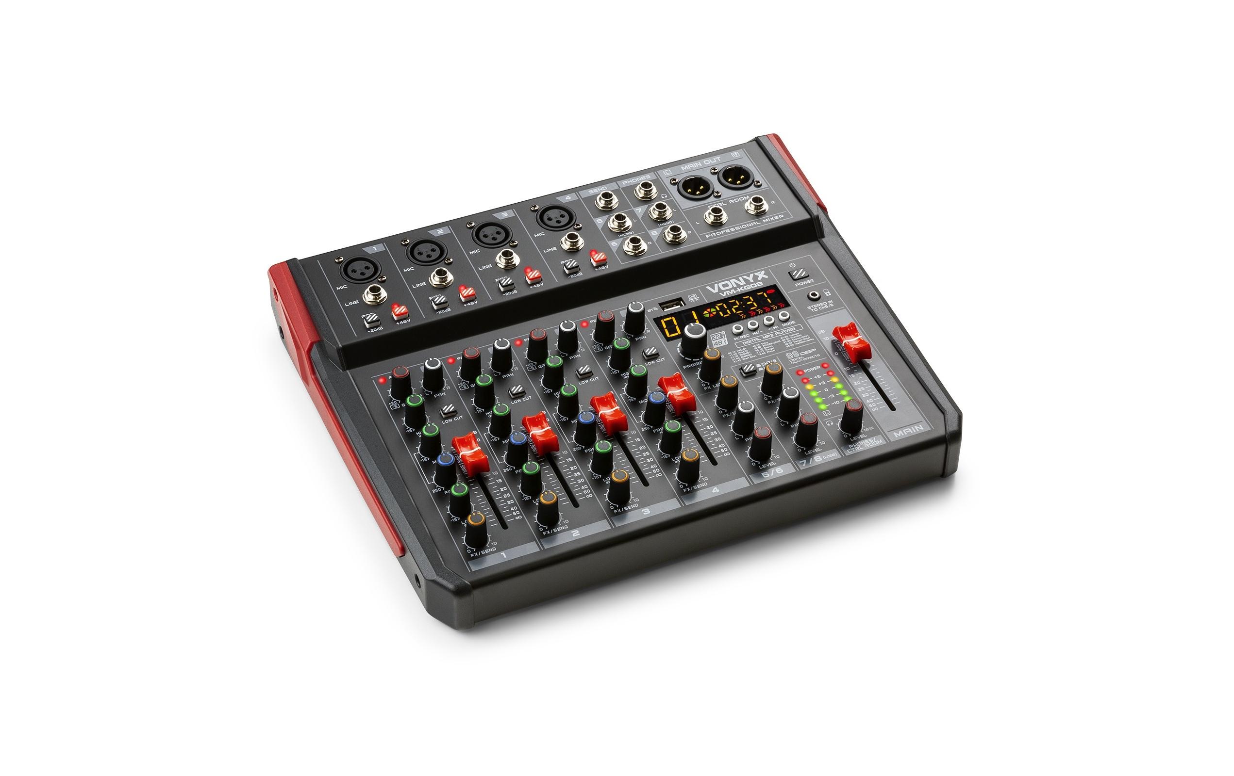 Mischpult VM-KG08<br>Flexibler und effizienter Kompaktmixer