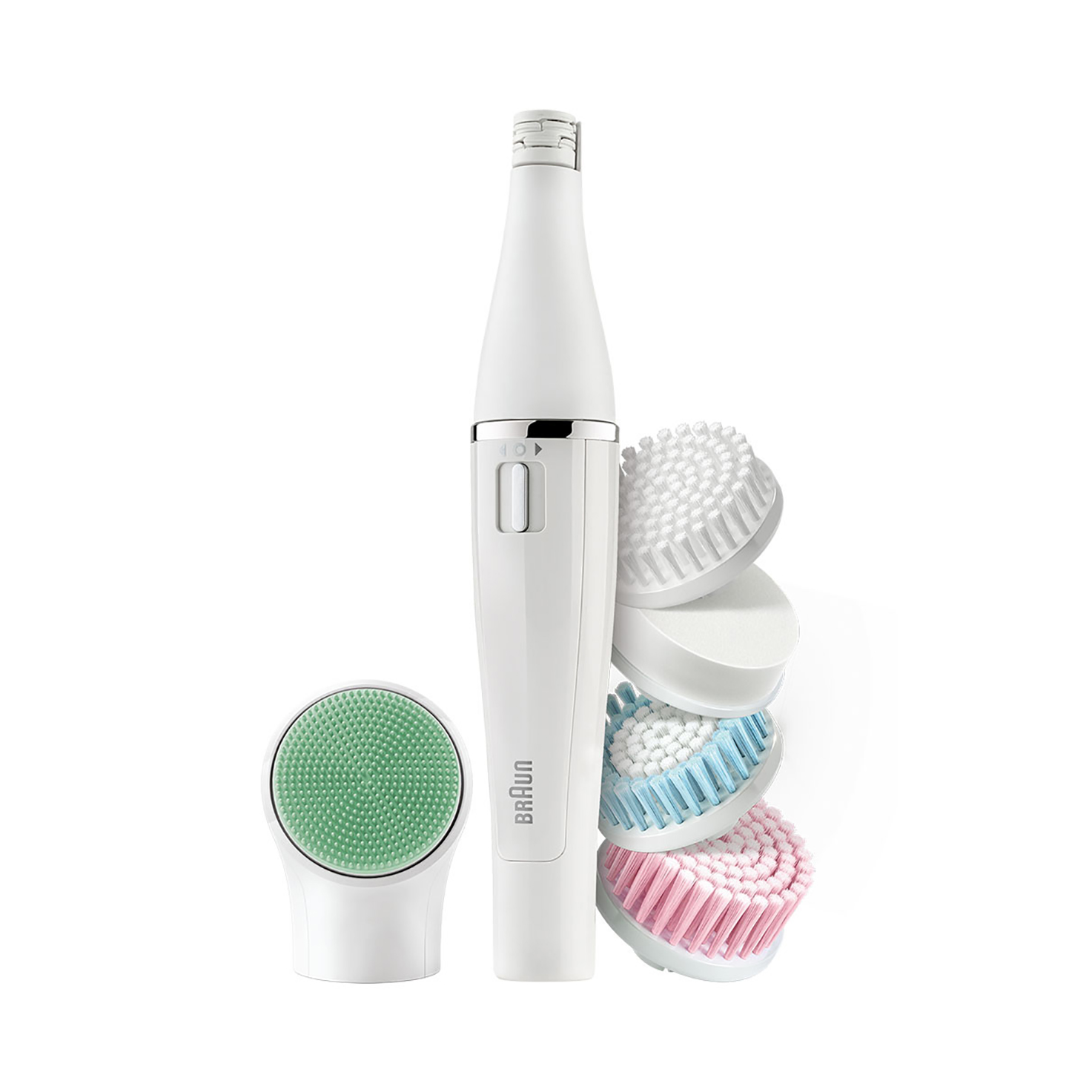 Braun FaceSpa 80MV navullingen - revitaliserend kussen, borstel voor de extra gevoelige huid, scrubborstel, beautyspons.