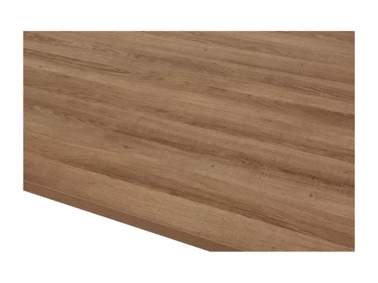 Table à manger EDWAR longueur 200cm en décor chêne vieilli, idéal pour une salle à manger conviviale