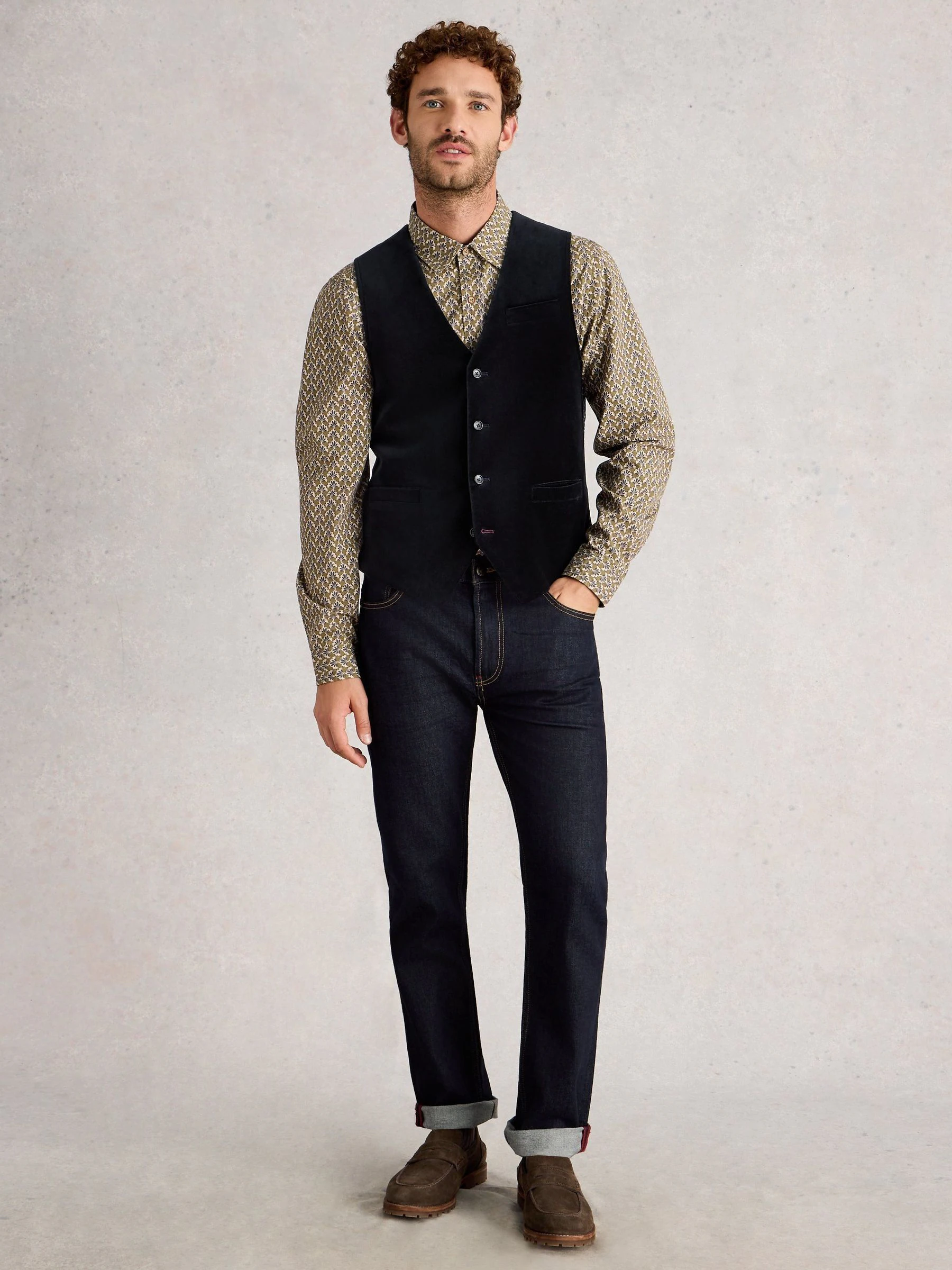 White Stuff Velvet Waistcoat