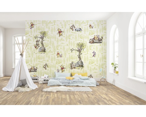 Vliesbehang DX6-031 Disney Edition 4 Winnie de Poeh Friends 6-delige set 300 x 280 cm