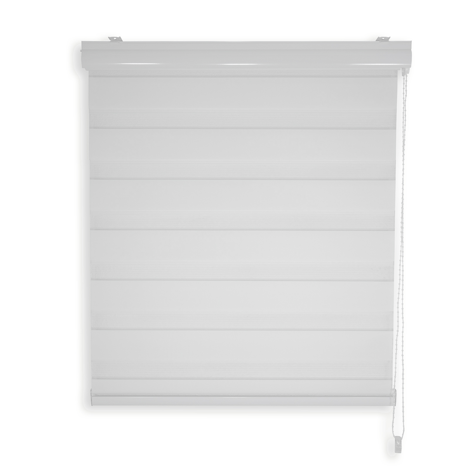 Doppelrollo - weiß - 60x180 cm