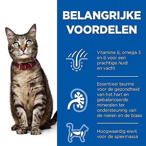 Hill's Science Plan Adult Kattenvoer Maaltijdzakjes Multipack met Kip & Kalkoen 12 x 85 gram | 13138