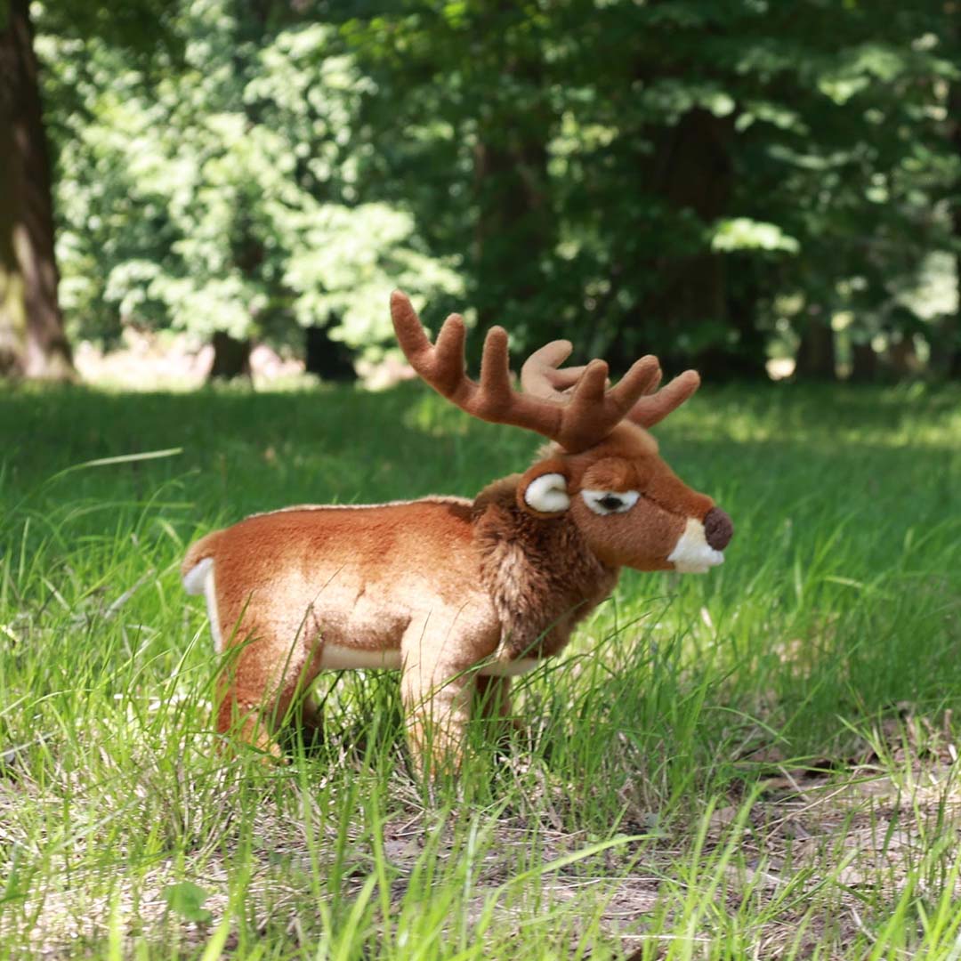 Rappa knuffelhert staand - 34 cm