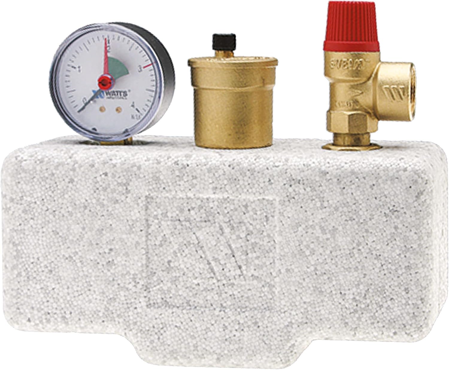 KS3039 Vitoria Speckstein Wasserführender Kaminofen - Komplett-Set mit Pufferspeicher 500L, inkl. Isolierung