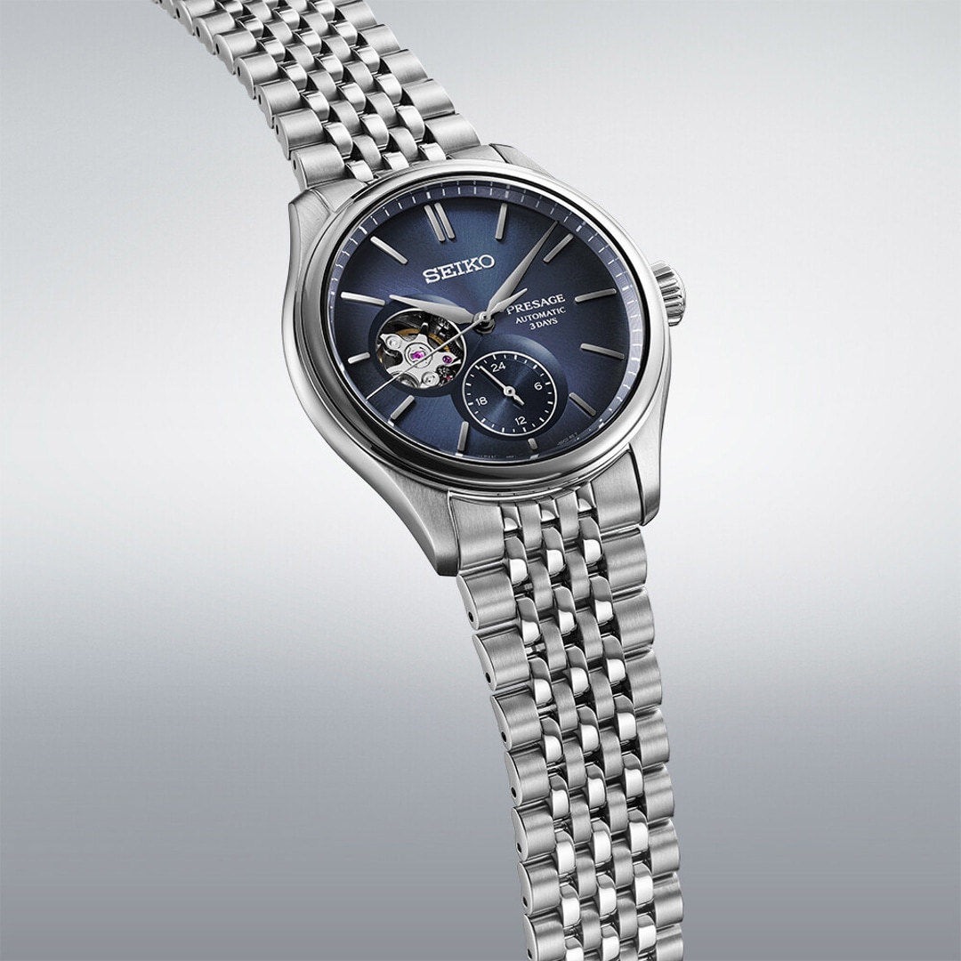 Seiko Presage Classic Automatic Open Heart Shiro-iro