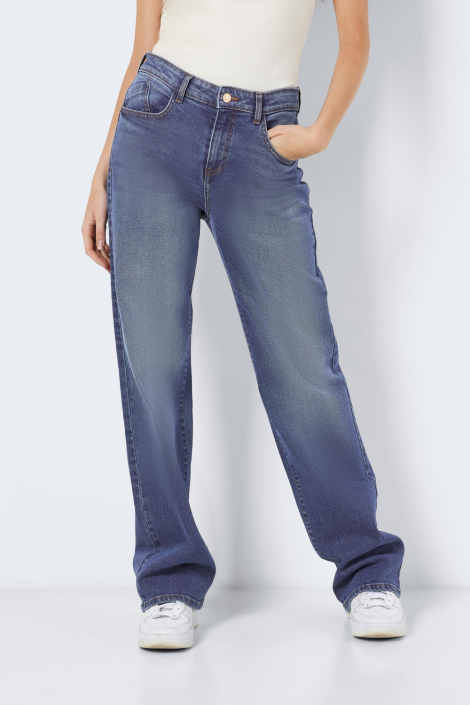 Noisy may blauwe dames jeans