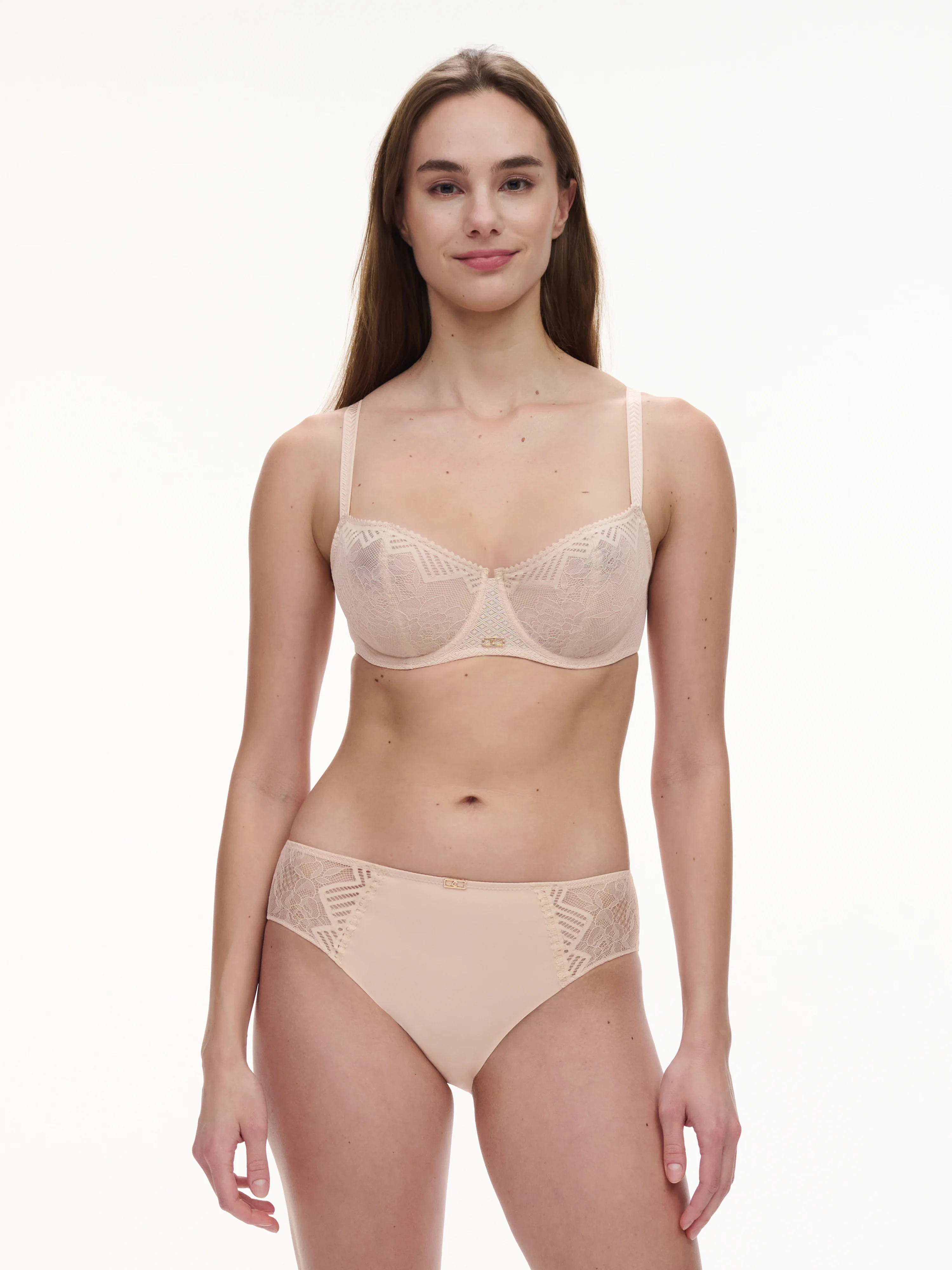 ORIGINS - Soutien-gorge corbeille en dentelle | Beige