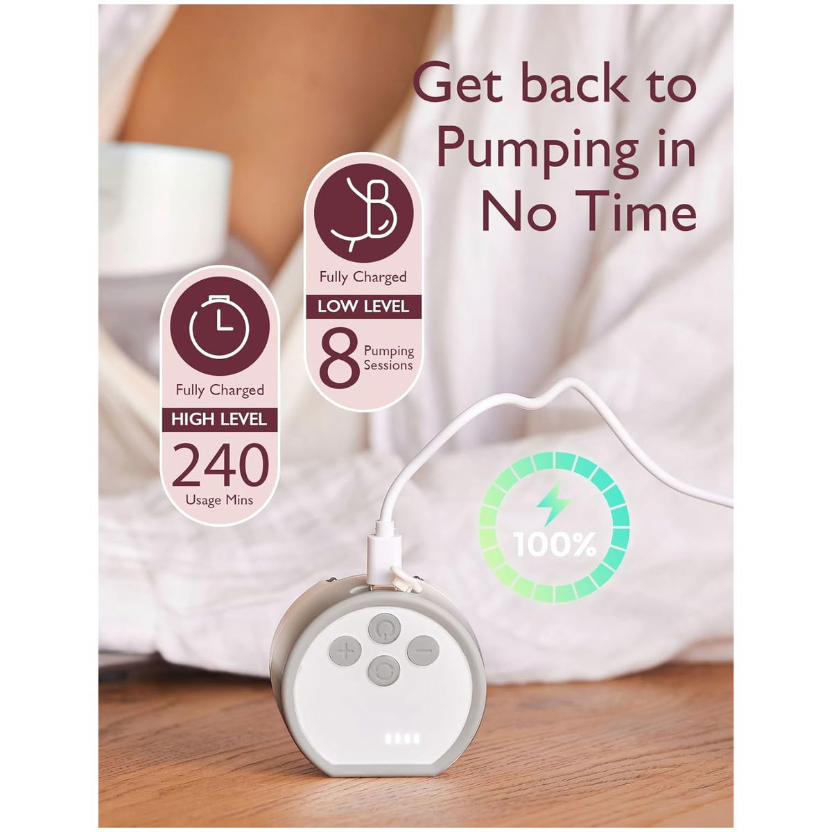 MomcozyMomcozy   S12 Pro Doppelte Milchpumpe grau