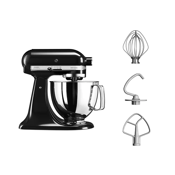 Robot pâtissier Multifonction Artisan Noir Onyx 300 W 5KSM125EOB Kitch