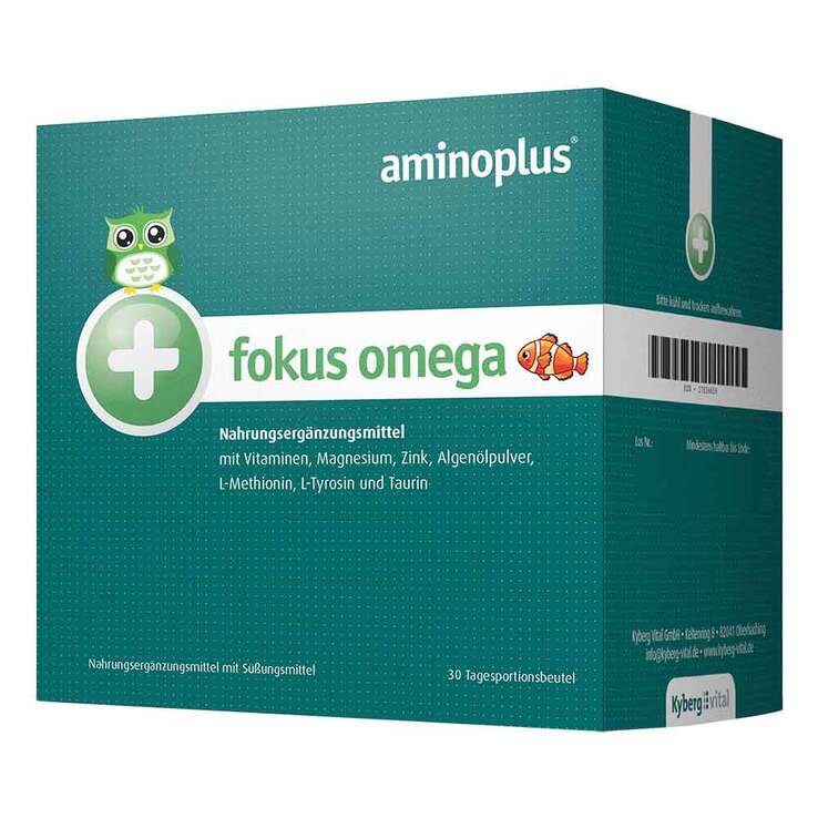 Aminoplus fokus Omega Pulver Portionsbeutel , 30X7.5 g