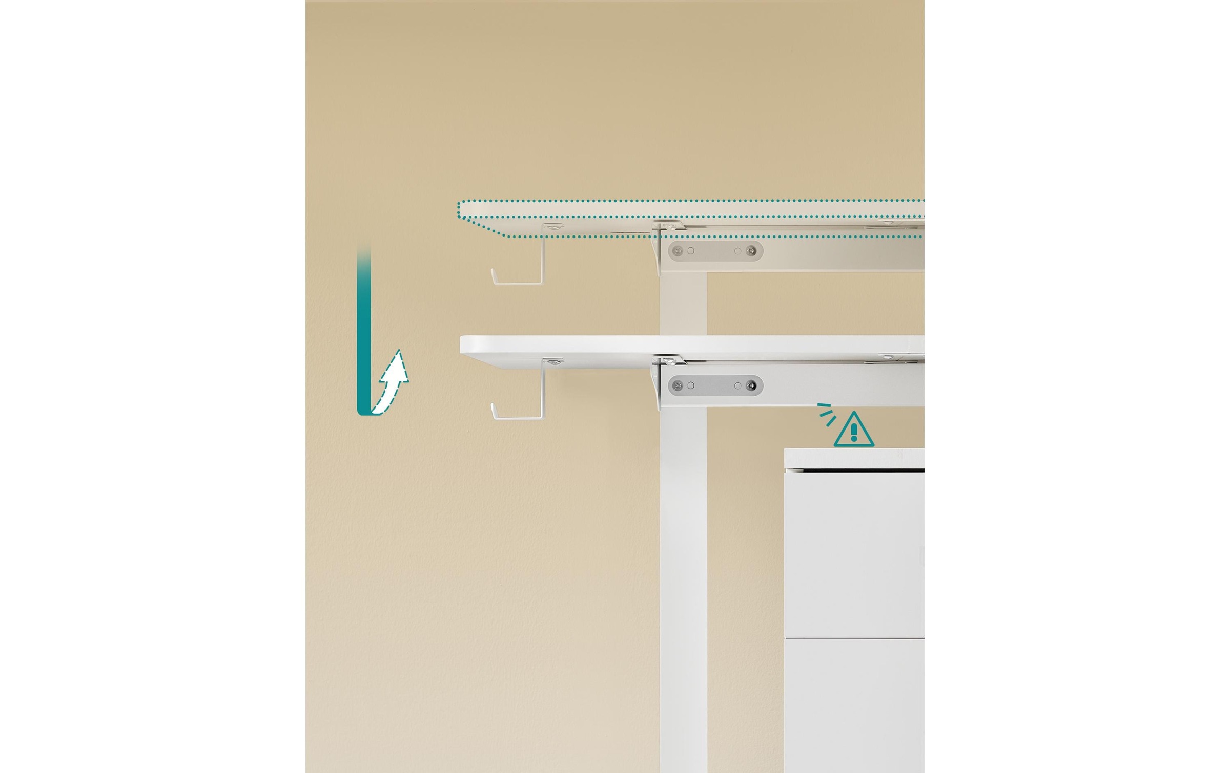 SONGMICS Stehtisch »Songmics 140 x 60 cm« 1 Stk. tlg. Material: Pressspan, Stahl
