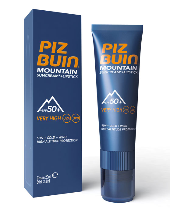 PIZ BUIN Mountain Combi SPF 50  Lipstick SPF 30 20 ml