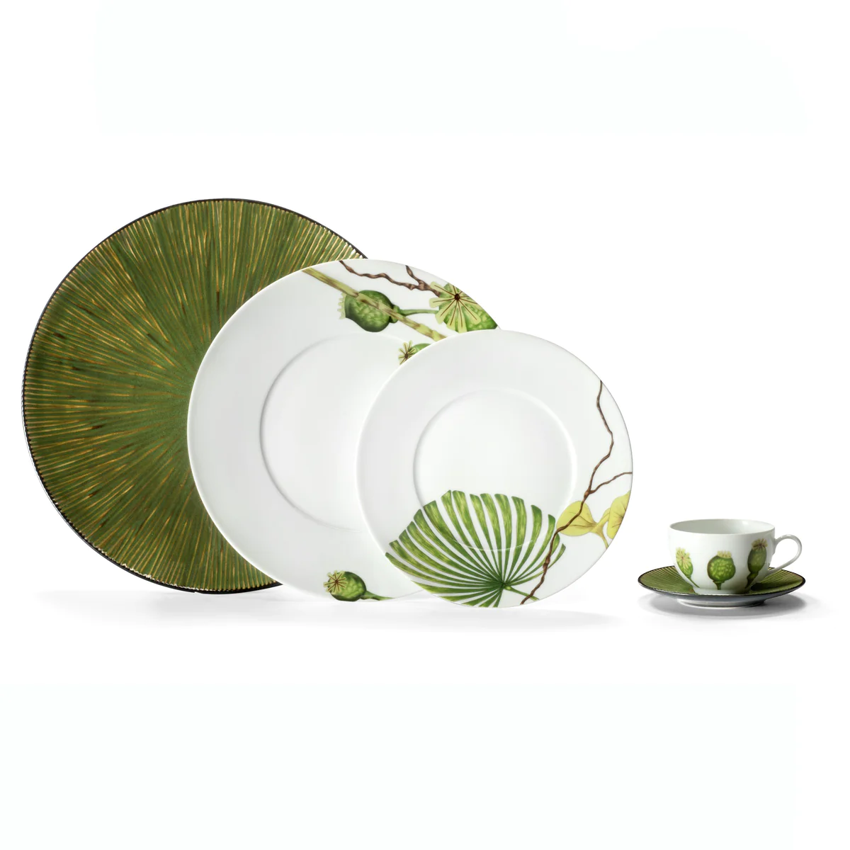 Ikebana - Assiette à pain 15.5 cm (lot de 6) Médard de Noblat