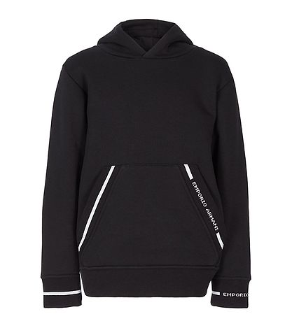 Emporio Armani Sweats?t - Sort m. Hvid